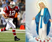 Это интересно: Американский футбол и… Пресвятая Богородица