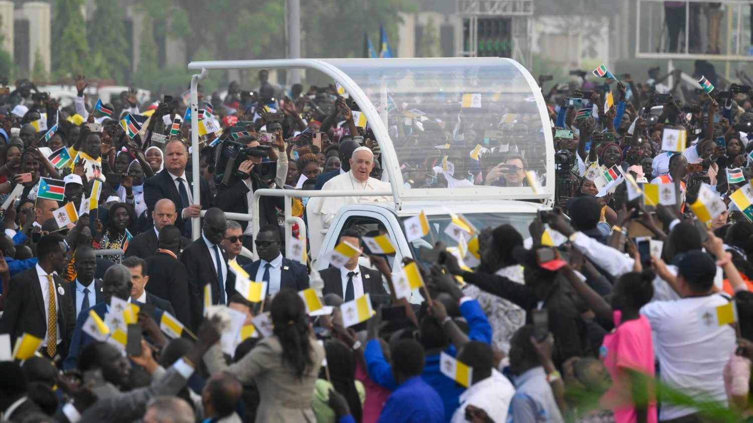 Апостольский визит Папы Франциска в Южный Судан за полторы минуты (ВИДЕО)