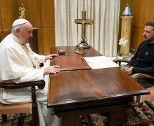 Папа Римский принял в Ватикане президента Украины
