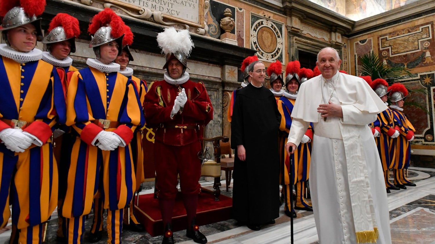 Папа встретился со швейцарскими гвардейцами (+ ФОТО)