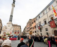 Папа на площади Испании в Риме: нет мира без прощения и нет прощения без покаяния (+ ФОТО)