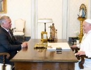 Папа Франциск встретился с королем Иордании (+ ФОТО)