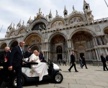 Папа Франциск посетил Венецию