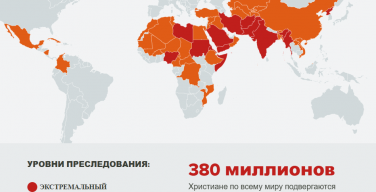 Open Doors: 380 миллионов христиан в мире подвергаются преследованиям