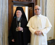 Папа Лев XIV встретился с Патриархом Варфоломеем I (+ ФОТО)