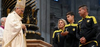 Папа – спортсменам: будьте отражением любви Пресвятой Троицы (+ ФОТО)