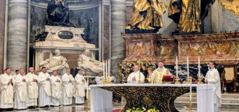 Белорусские паломники в Риме: литургия в соборе Святого Петра (+ ФОТО)
