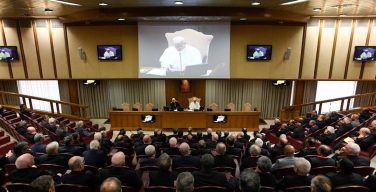 Папа — иезуитам: будьте экспертами примирения. Встреча со старшими настоятелями Общества Иисуса