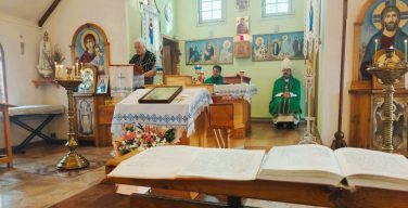 Архипастырский визит епископа Штефана в общину Прокопьевска