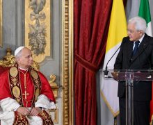 Италия: государственный визит Льва XIV в Квиринальский дворец (+ ФОТО)