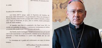 Папа Лев получил свидетельство российских католиков о прошедшем Юбилее церковных движений и общин