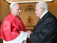 Папа Лев XIV встретился с президентом Государства Палестина (+ ФОТО)