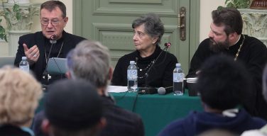 Доклад архиепископа Павла Пецци на открытии выставки «Любящие Бога, созидающие мир»