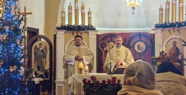 На Рождество вспомогательный епископ Преображенской епархии посетил общину Новокузнецка (+ ФОТО)