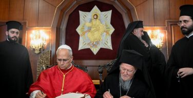 Совместная декларация Папы Льва XIV и Патриарха Варфоломея I (полный текст)