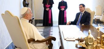 Лев XIV встретился с госсекретарём США (+ ФОТО)